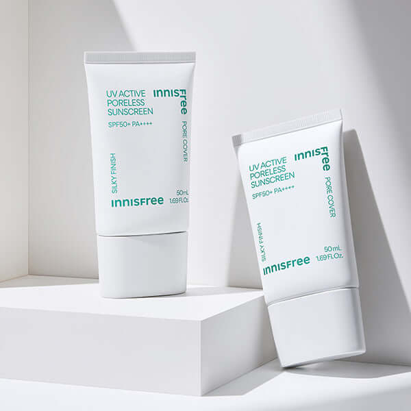 INNISFREE UVアクティブポアレスサンスクリーン 50ML 【送料無料注文金額 : 合計 $25(≒¥3,700) 以上】