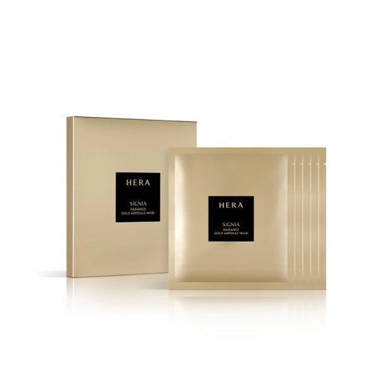 HERA シグニア ラディアンス ゴールド アンプル マスク 30ml*5枚