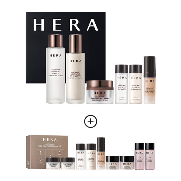 HERA スキンケアセット HERA Age Away Aesthetic Water & Emulsion Set – Global Amore Mall
