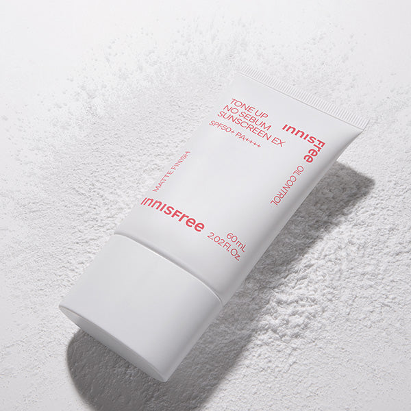 INNISFREE イニスフリー トーンアップノーセバムサンスクリーン EX 60ML 【送料無料注文金額 : 合計 $25(≒¥3,700) 以上】