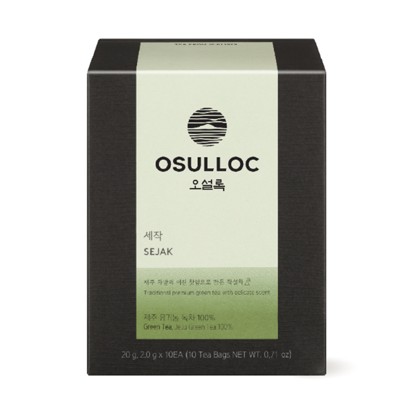 thumbnail image 2 of OSULLOC Sejak Green Tea – 100% Organic Korean Jeju Green Tea, 40g Pantry Size 2 of 5