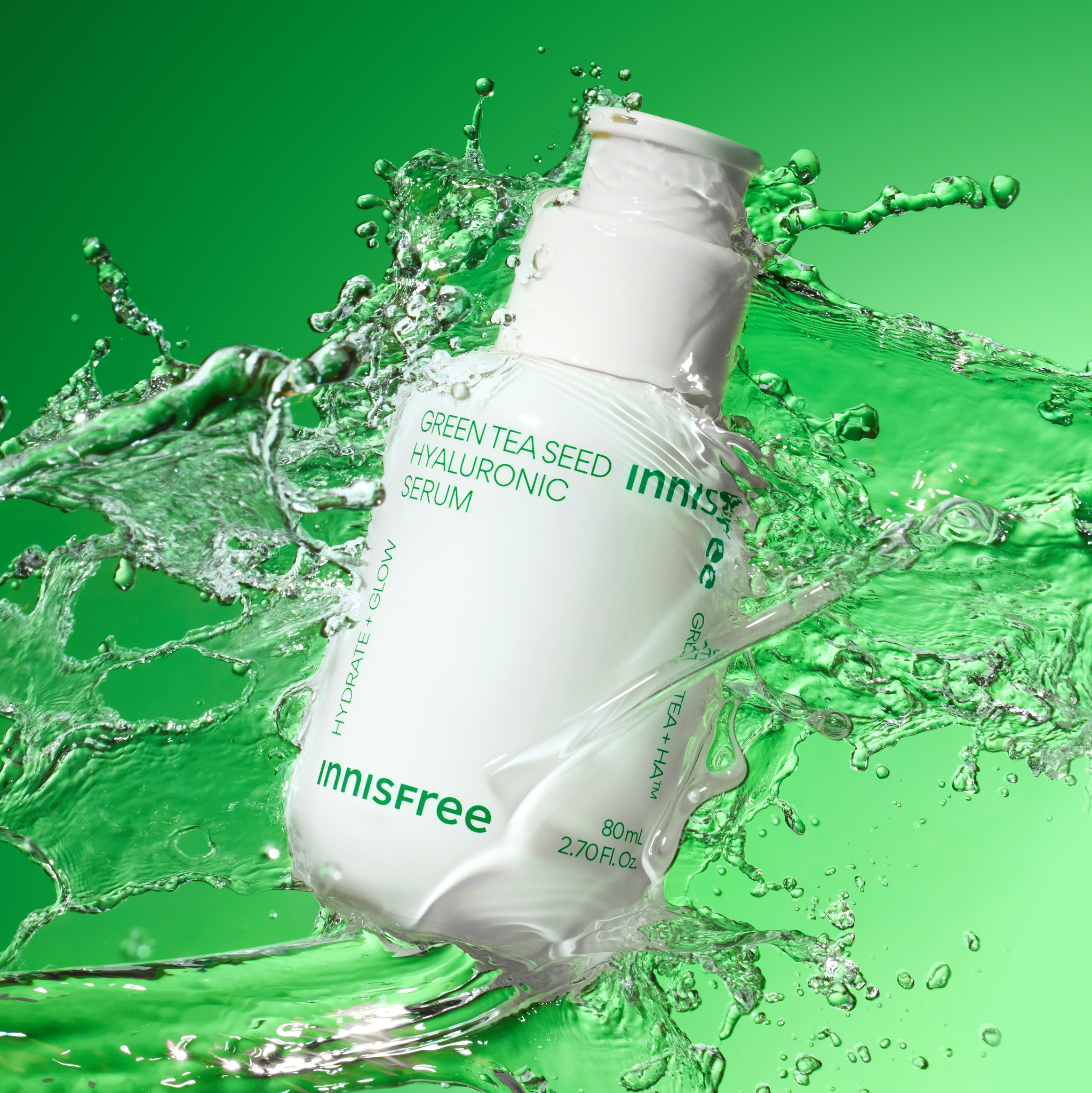 INNISFREE グリーンティーシードヒアルロン酸セラム 80ML 【送料無料