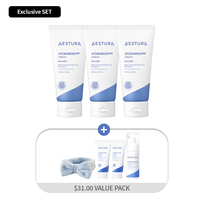 BEST-AESTURA ATOBARRIER365 Moisturizer Cream 80ml*3ea