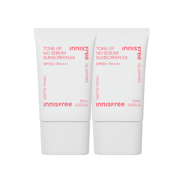 INNISFREE イニスフリー トーンアップノーセバムサンスクリーン EX 60ML 【送料無料注文金額 : 合計 $25(≒¥3,700) 以上】