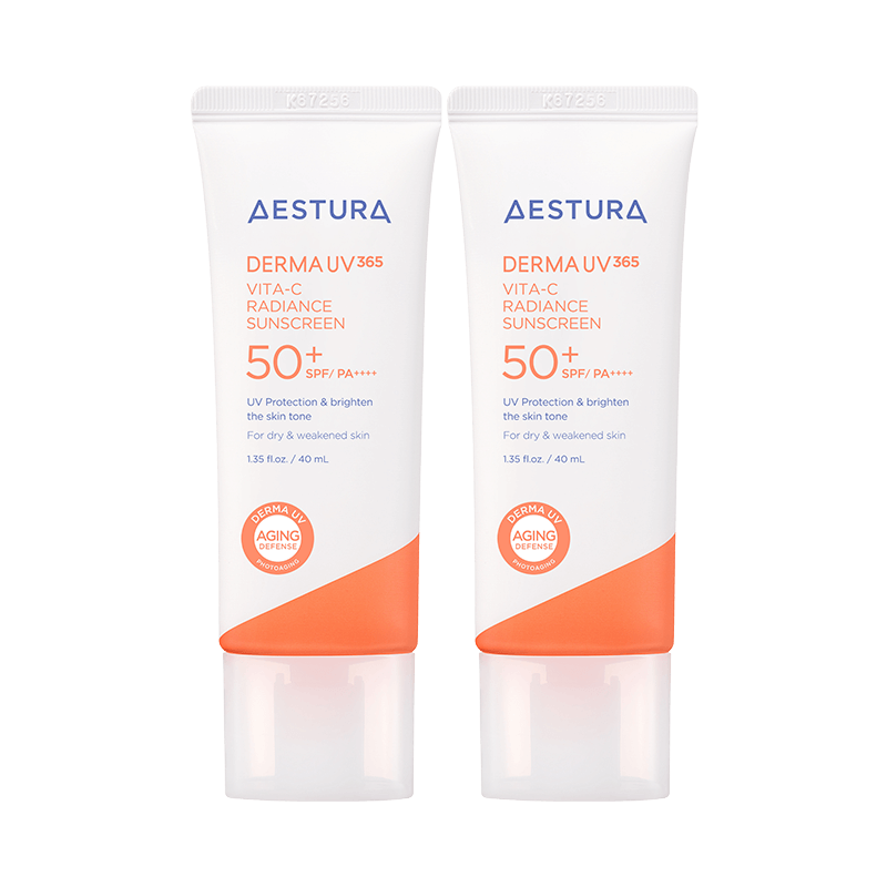 Duo-AESTURA Derma UV365 VITA-C Radiance Sunscreen  40ml *2ea
