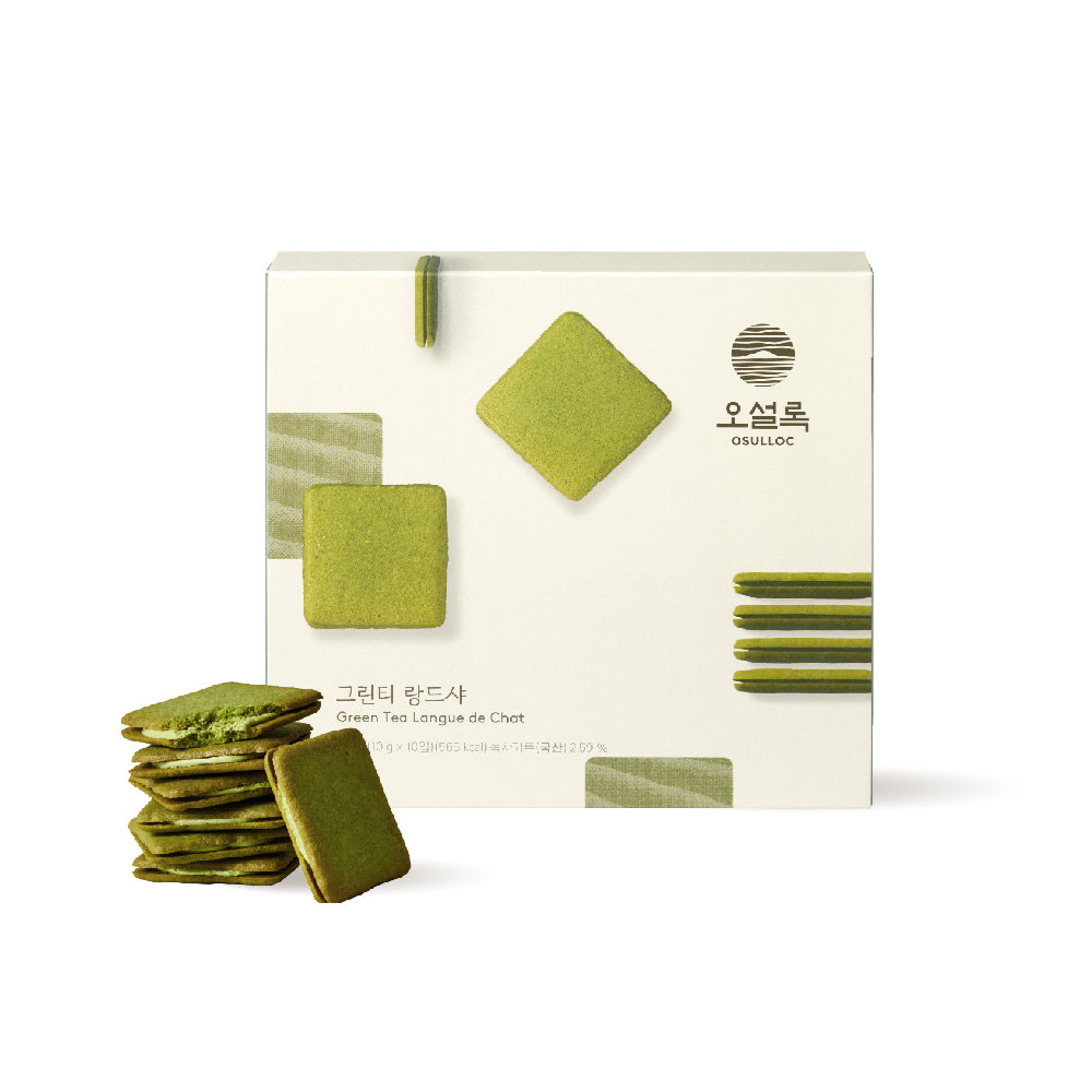 オスロック グリーンティー ラングドシャ (10カウント)