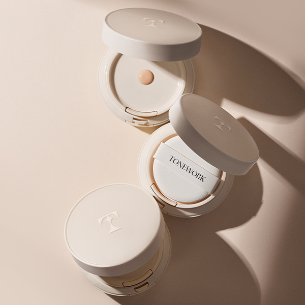 TONEWORK VEGAN 200+ FOUNDATION TO-GO(CUSHION) AIRY MATTE 22W1 15G