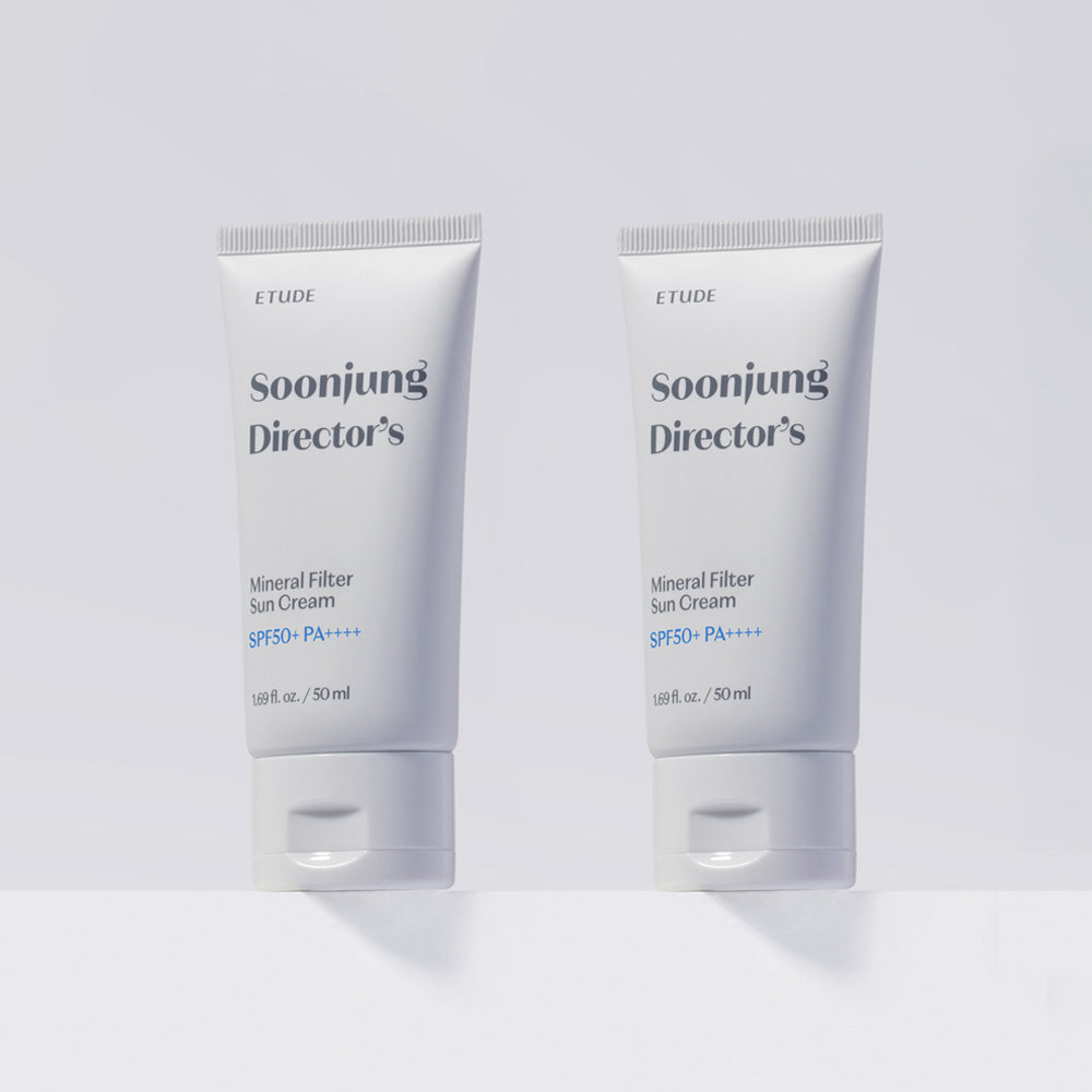 ETUDE Soonjung Director's Mineral Filter Sun Cream 1+1 Set