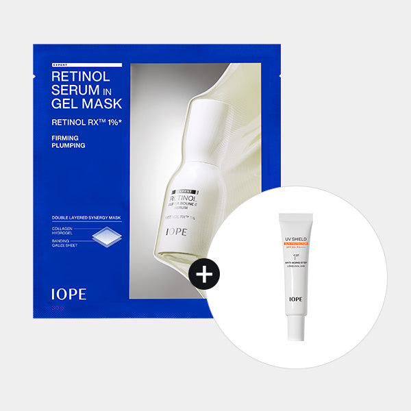 IOPE レチノール セラム ジェルマスク 1枚