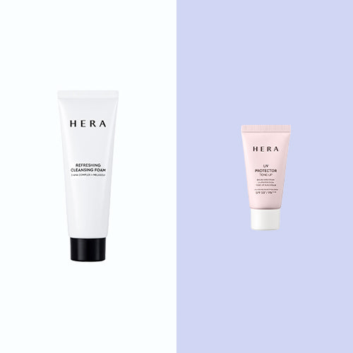 [GIFT]  HERA Refreshing Cleansing Foam 50g+UV Protector Tone-up 15ml