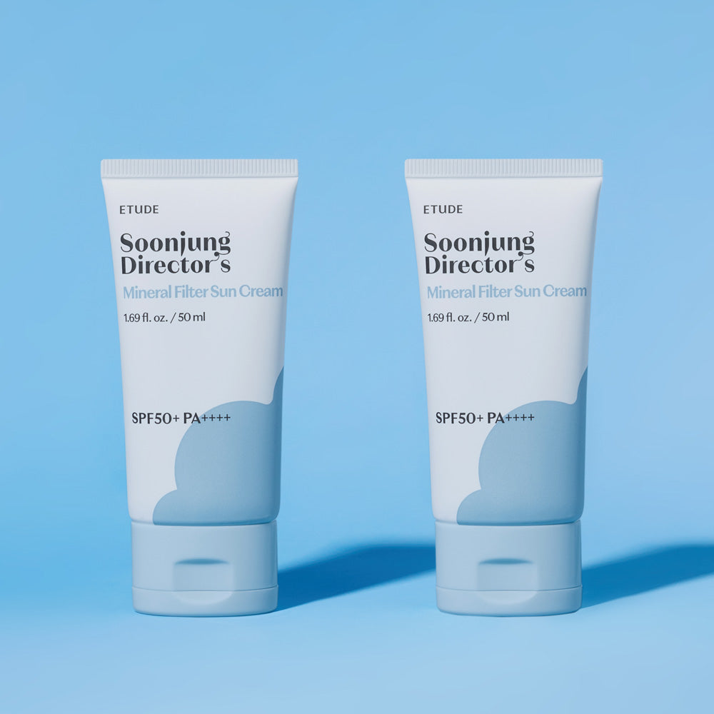ETUDE Soonjung Director's Mineral Filter Sun Cream 1+1 Set