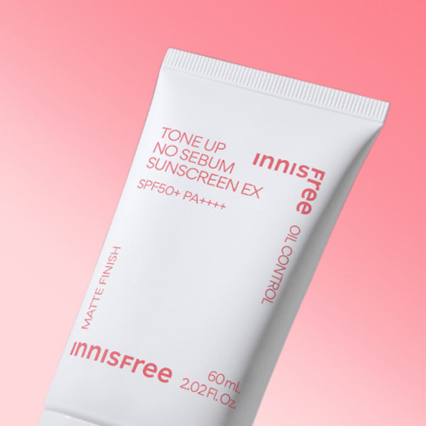 INNISFREE イニスフリー トーンアップノーセバムサンスクリーン EX 60ML 【送料無料注文金額 : 合計 $25(≒¥3,700) 以上】