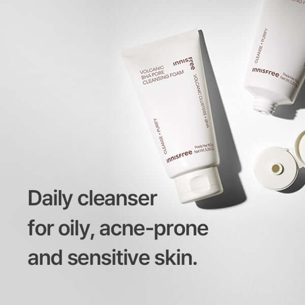 INNISFREE  Jeju Super Volcanic BHA pore Cleansing Foam 150G
