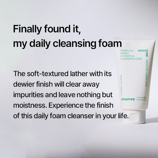 INNISFREE Green tea Amino Hydrating cleansing foam 150G