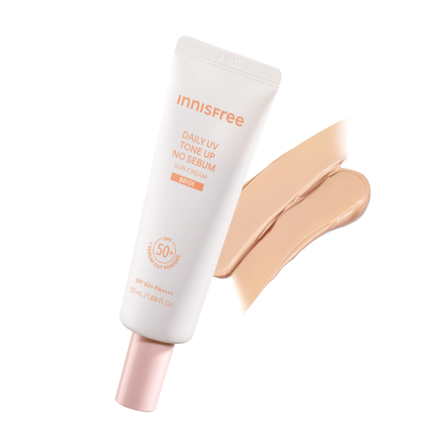 INNISFREE Daily UV Tone Up No Sebum Sun Screen (Pink/Lavnder/Beige)