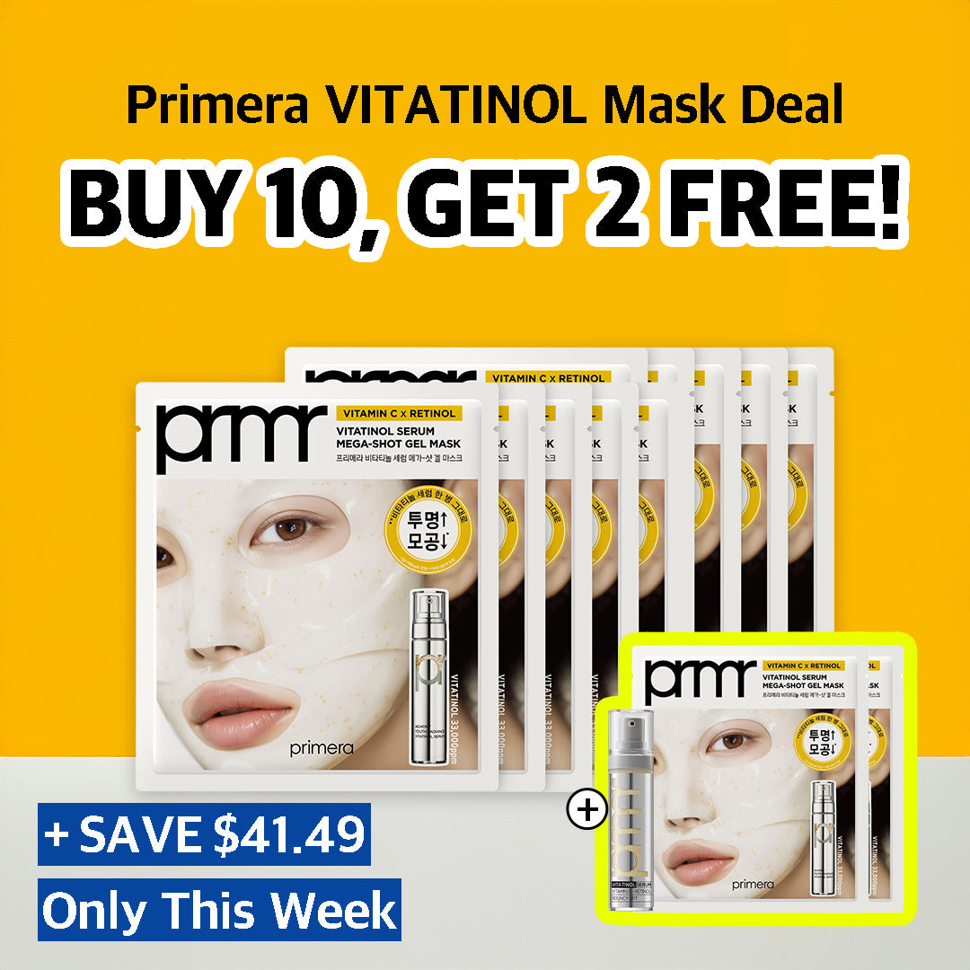 Primera Vitatinol Serum Mega-shot Gel 10ea+Extra Gift (Gel Mask 2ea+Serum 15g)