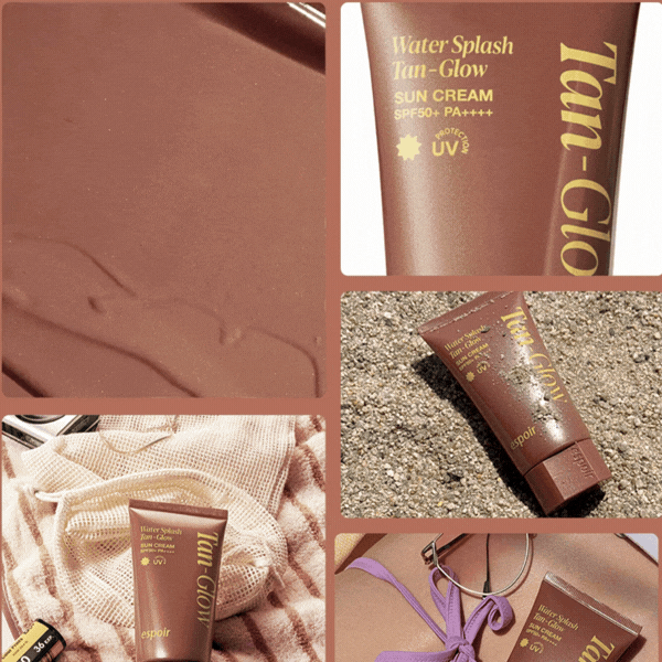 ESPOIR Water Splash Sun Cream Tan Glow 50ml