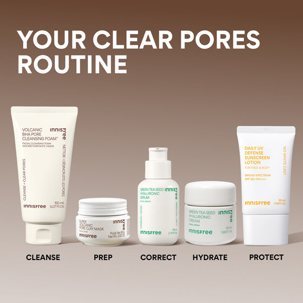 INNISFREE Super Volcanic Pore Clay Mask 80g – Deep Cleanse & Clear Face Pores