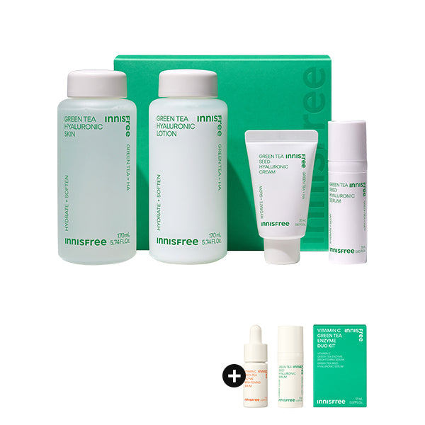 INNISFREE GREEN TEA HYALURONIC SKIN CARE SET