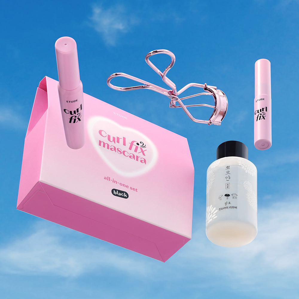 Exclusive ETUDE Colorfix Mascara Set (Includes Eyelash Curler)