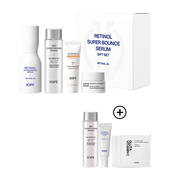 IOPE Retinol Super Bounce Serum 50ml Set (3minis included)