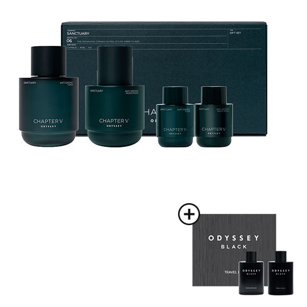 ODYSSEY Chapter V Anti-Oxidant Sanctuary Gift Set(Product : Anti-Oxidant Toner 140ml+Anti-Oxidant Moisturizer 110ml  / Free Sample : Anti-Oxidant Toner 30ml+Anti-Oxidant Moisturizer 30ml)