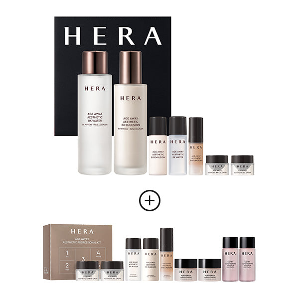 HERA スキンケアセット HERA Age Away Aesthetic Water & Emulsion Set – Global AMORE MALL