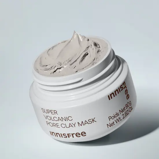 INNISFREE Super Volcanic Pore Clay Mask 80g – Deep Cleanse & Clear Face Pores