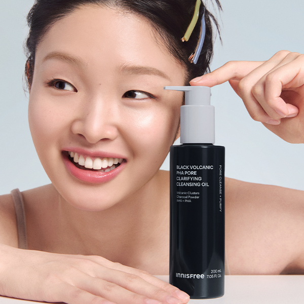 INNISFREE Black Volcanic PHA Pore Cleansing Oil 200ml