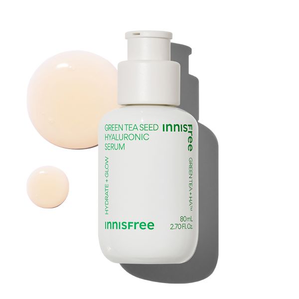 INNISFREE グリーンティーシードヒアルロン酸セラム 80ML 【送料無料注文金額 : 合計 $25(≒¥3,700) 以上】