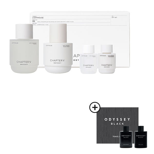 ODYSSEY Chapter V Anti-Oxidant Lighthouse Gift Set(Product :  Anti-Oxidant Toner 140ml + Anti-Oxidant Moisturizer 110ml / Free Sample : Anti-Oxidant Toner 30ml+Anti-Oxidant Moisturizer 30ml)