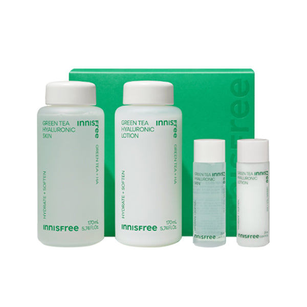 INNISFREE GREEN TEA HYALURONIC SKIN CARE SET