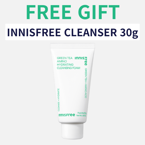 [Free Gift/Customs Value=$1] INNISFREE Green Tea Cleansing Foam 30g
