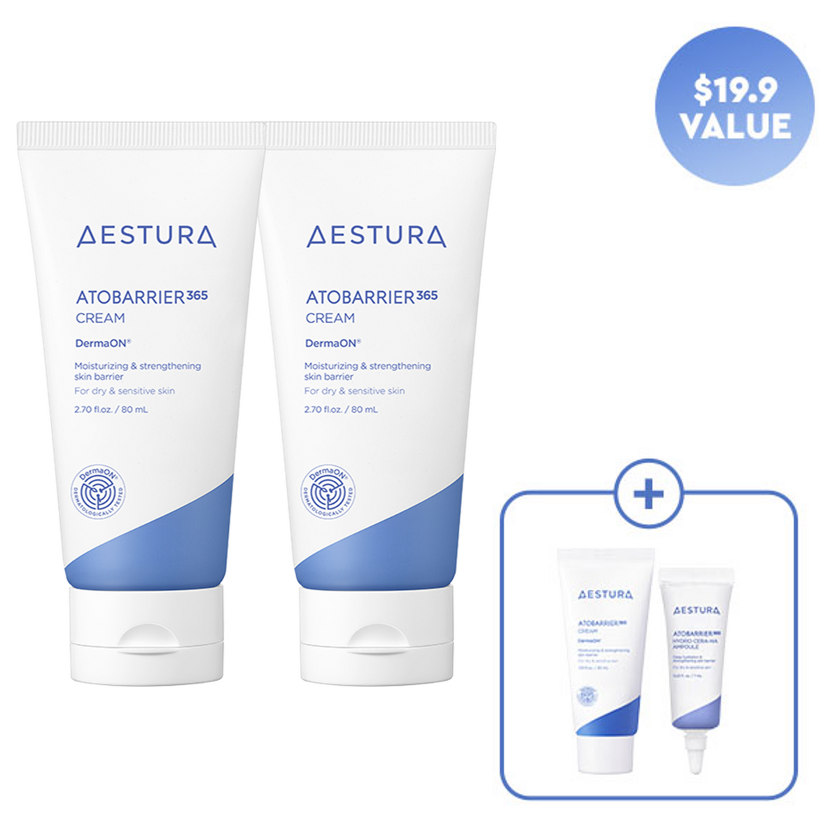 【限定】エストラ アトバリア 365 クリーム 80ml ダブルセット (エッセンス 50ml + ボディクリーム 30ml 含む)