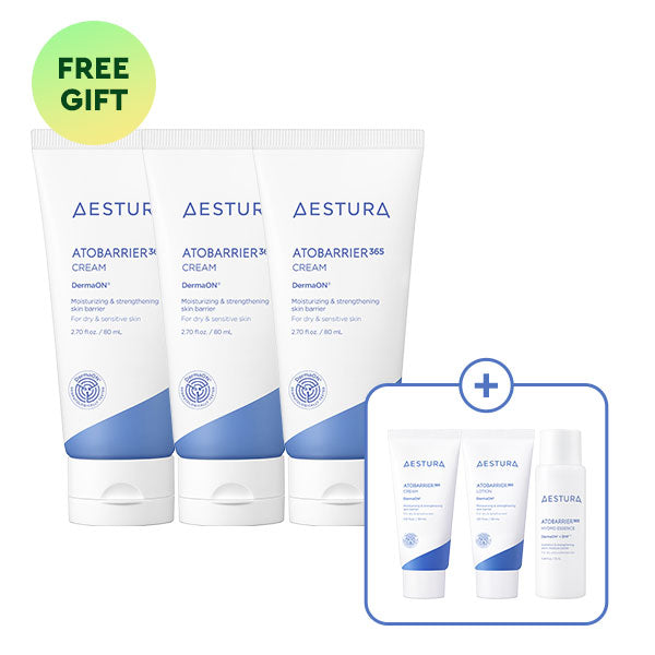 BEST-AESTURA ATOBARRIER365 Moisturizer Cream 80ml*3ea