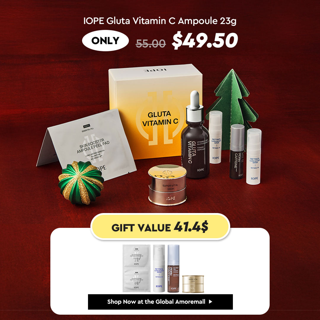 [EXCLUSIVE] IOPE Gluta Vitamin C Ampoule 23g Value Pack Set (4minis included worth 41.4USD)