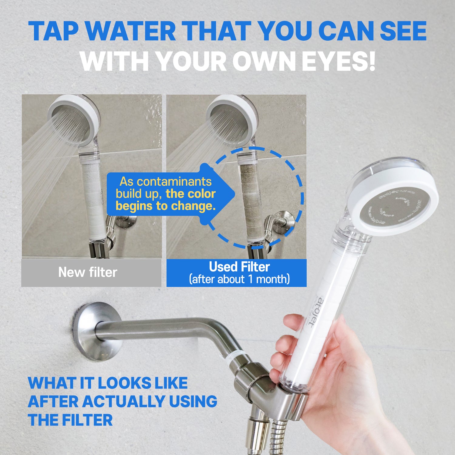 ATOJET AJ8200 Showerhead Single
