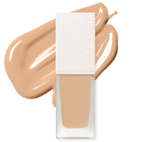 TONEWORK VEGAN 200+ FOUNDATION SHEER GLOW 21.5W1 20G