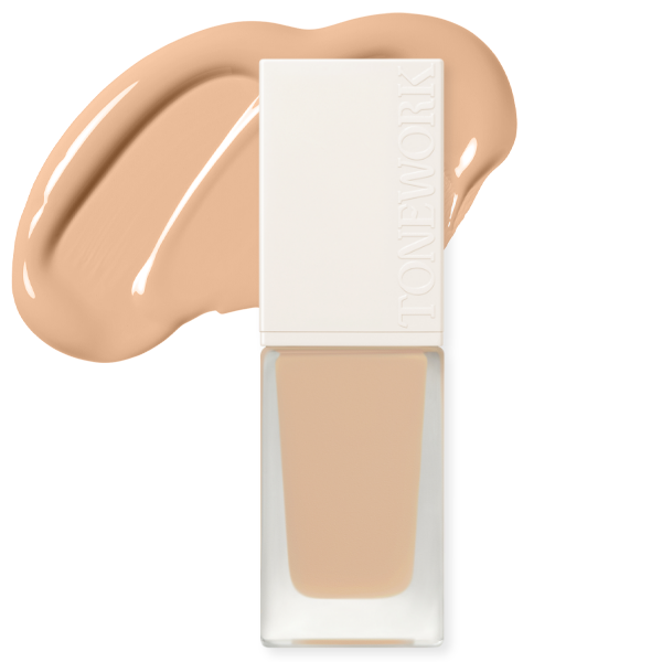 TONEWORK VEGAN 200+ FOUNDATION SHEER GLOW 21N1 20G