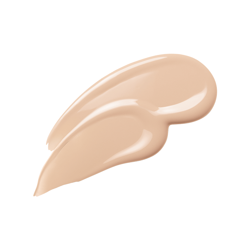 Swatch of [Felix] HERA Reflection Skin Glow Cushion Foundation 15g, showing its creamy texture for a luminous finish.