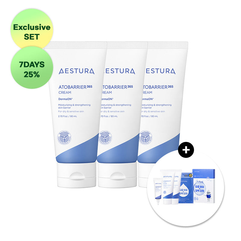 [TIME DEAL]BEST-ATOBARRIER365 Moisturizer Cream 80ml*3ea