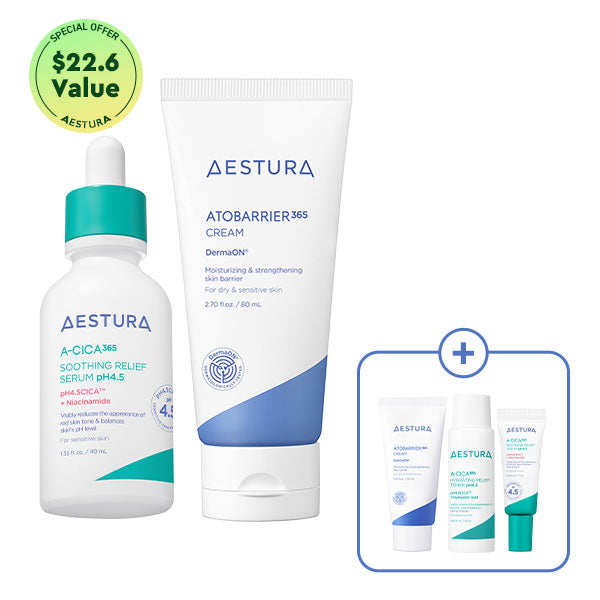 【新商品】エストラ アトバリア365 クリーム 80ml &amp; A-CICA365 スージングリリーフセラム PH4.5 40ml 