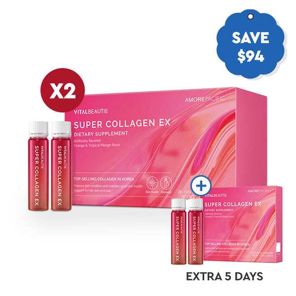 [SAVE $94] VITALBEAUTIE Super Collagen EX 28ea x 2 boxes + 5 days extra
