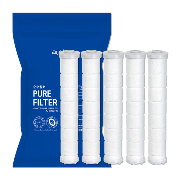 ATOJET AJ8200 Showerhead Replacement Carbon Filter x5