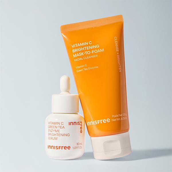 INNISFREE Vitamin C Brightening Mask-to-foam Cleanser 120ml