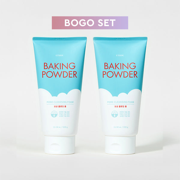 [1+1] ETUDE Baking Powder Pore Cleansing Foam Duo Set