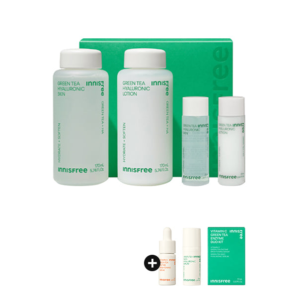 INNISFREE GREEN TEA HYALURONIC SKIN CARE SET