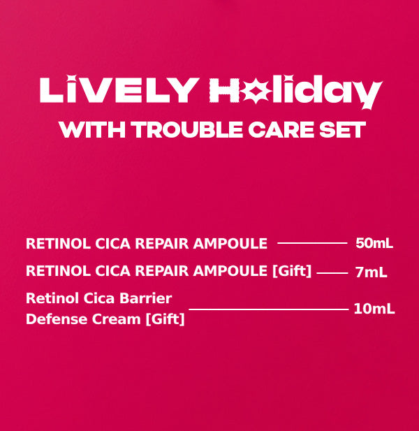 [WISHFUL+TROUBLE CARE] INNISFREE RETINOL CICA REPAIR AMPOULE SPEICAL SET