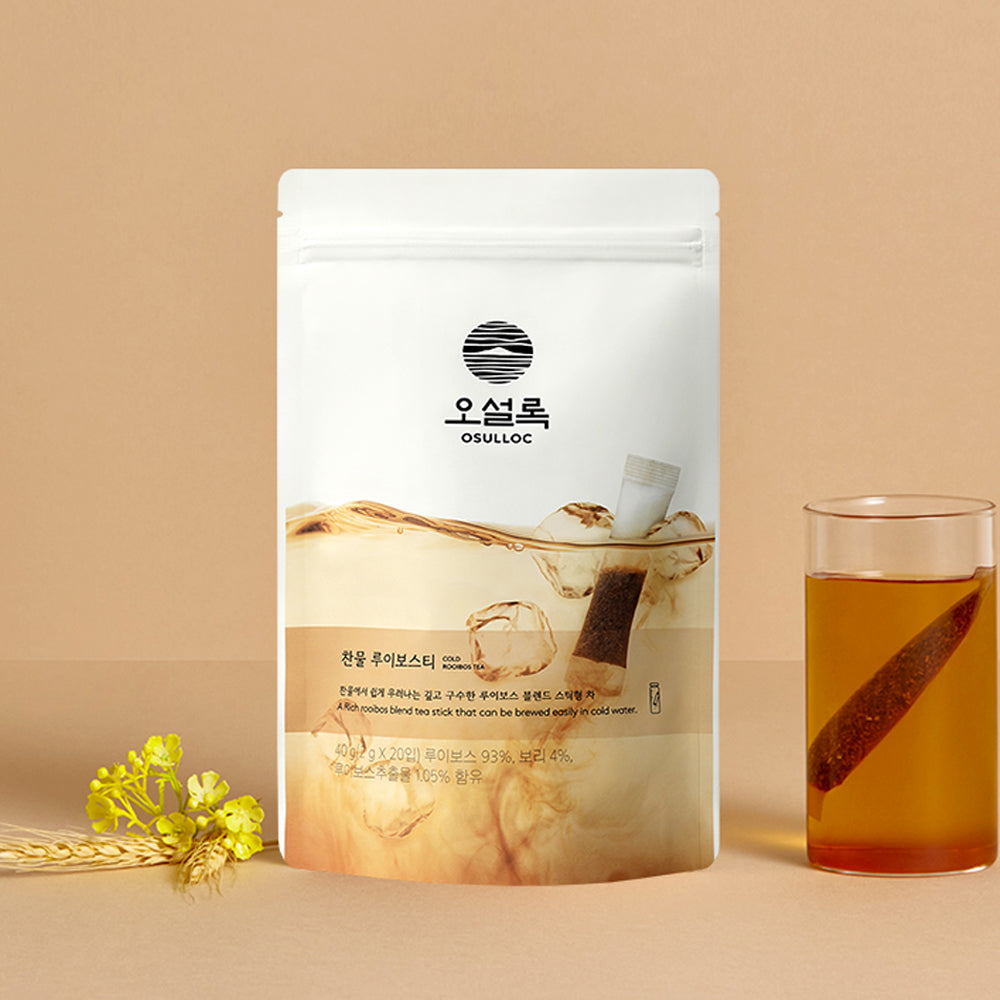 OSULLOC Cold Brew Rooibos Tea Stick  (20 count)