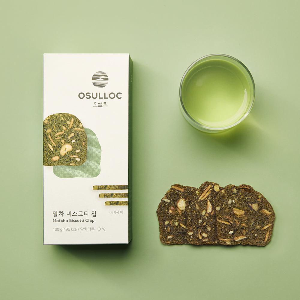 OSULLOC Matcha Biscotti Chip